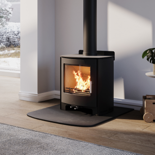 Mendip Churchill 8 SE DEFRA Approved Wood Burning Ecodesign Convection Stove