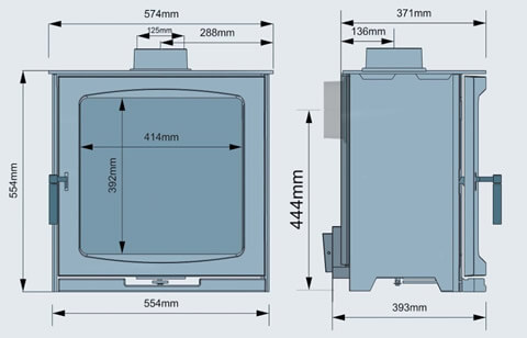 Ekol Edge 5kW Bioethanol Stove