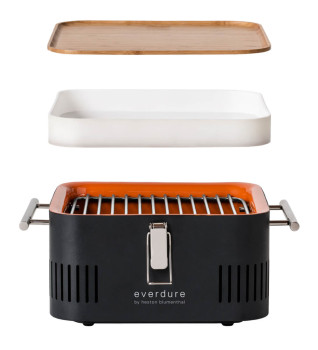 Everdure Cube Portable Charcoal BBQ in Graphite