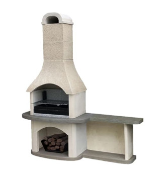 Axon Verona Masonry Barbecue with Side Table