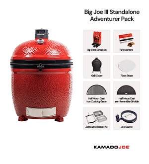 Kamado Joe - Big Joe Series III Standalone Grill - Adventurer Pack