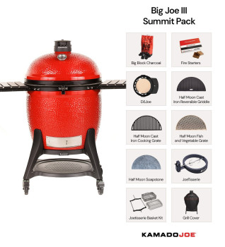 Kamado Joe - Big Joe Series III Grill with Summit Pack