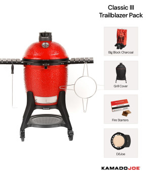 Kamado Joe - Classic Joe Series III Grill with Trailblazer Pack