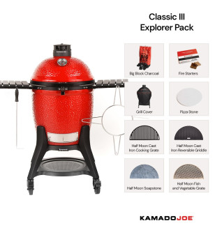 Kamado Joe - Classic Joe Series III - Explorer Pack