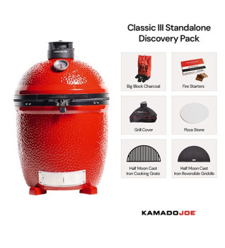 Kamado Joe - Big Joe Series III Standalone Grill - Discovery Pack