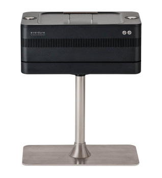 Everdure Fusion Charcoal BBQ with Pedestal in Black