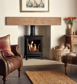 Gazco Chesterfield 5 Gas Stove - Lifestyle Biege