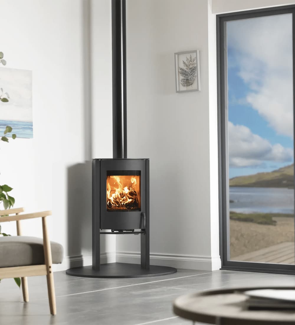Go Eco Circulus Wood Burning Stove - Lifestyle
