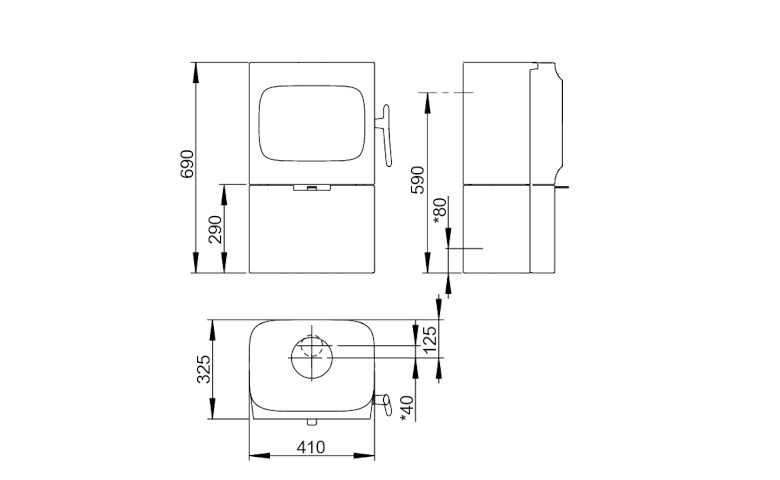 Jotul F 105 RB Wood Burning Ecodesign Stove