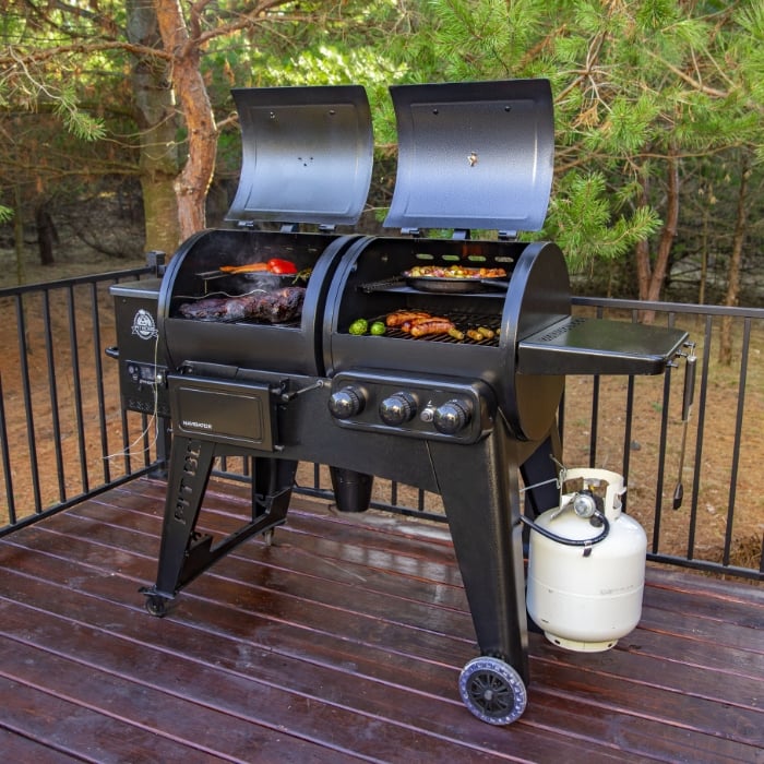 Navigator Stoves Pit Boss Navigator 1230 Gas and Pellet Combination Grill | Direct Stoves
