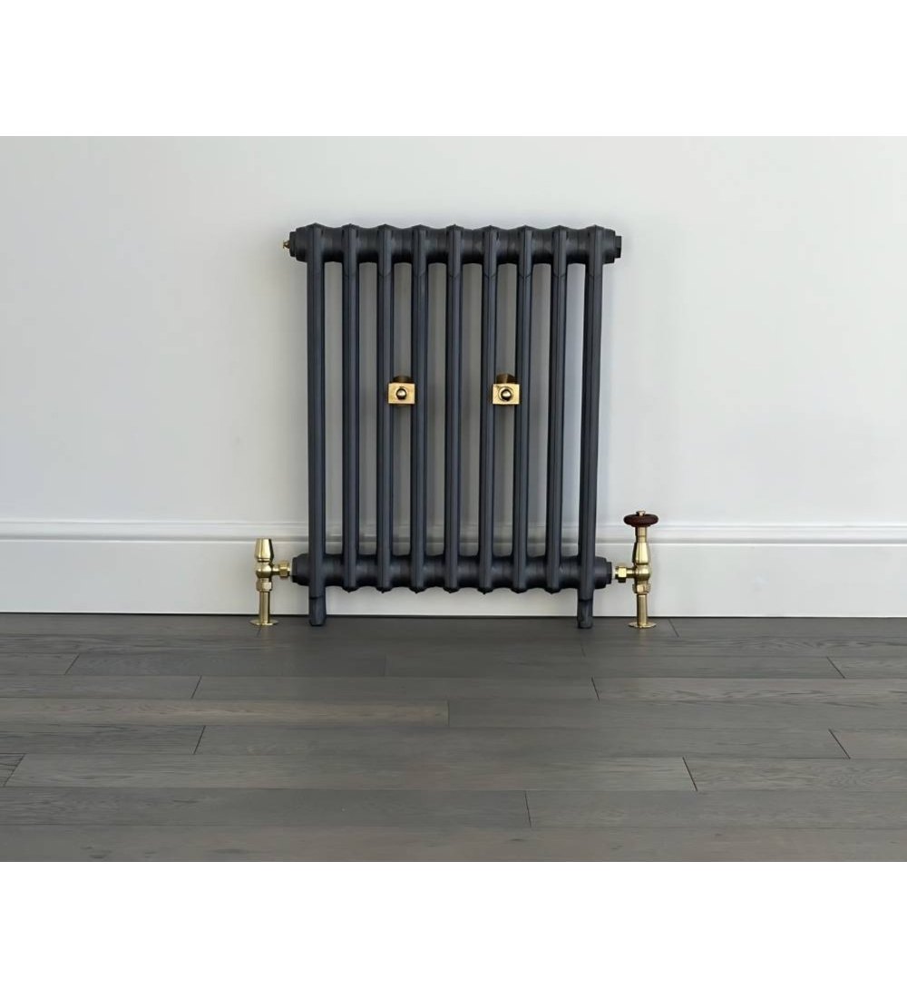 Carron Victorian 2 Column Cast Iron Radiator in Foundry Grey