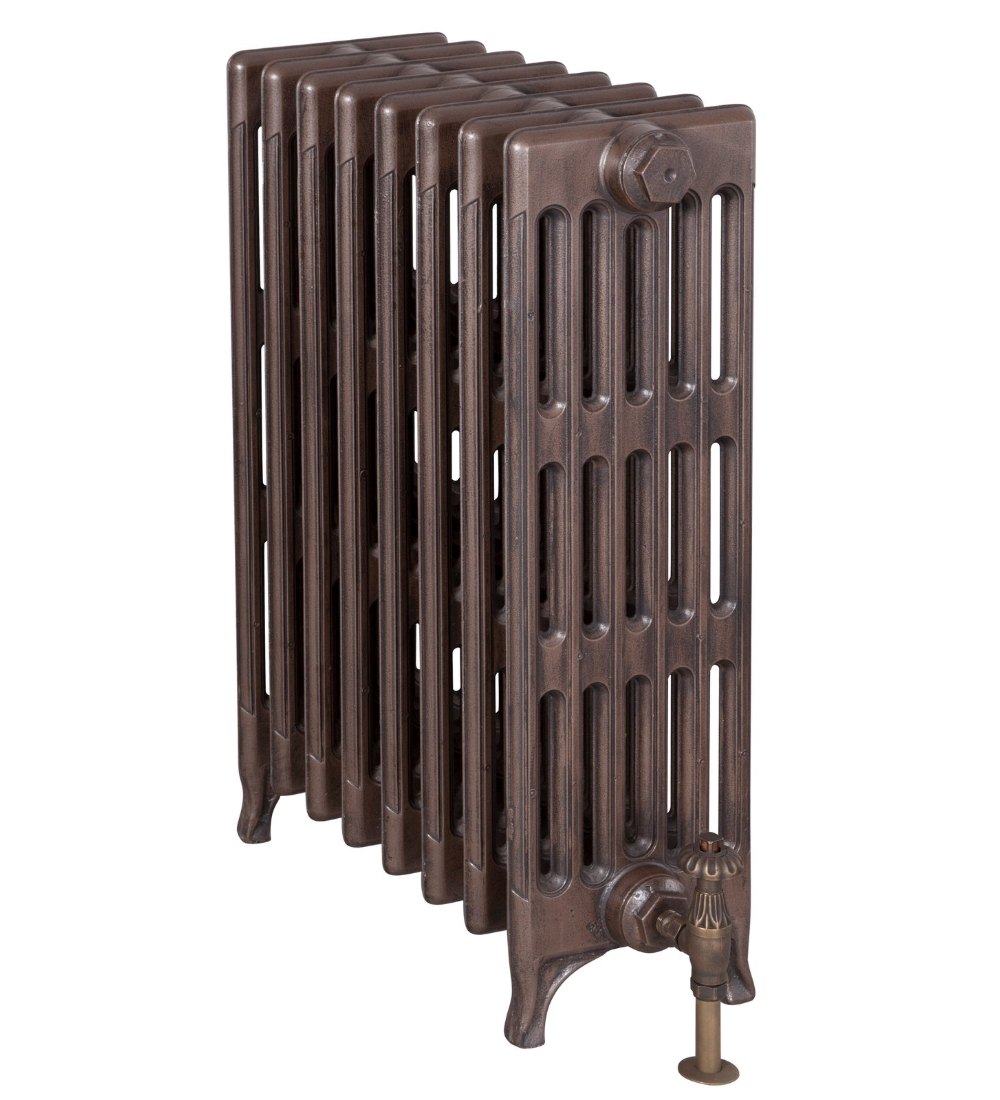 Carron Victorian 6 Column 740mm Antiqued Hammered Bronze