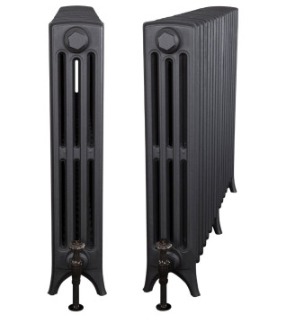 Carron Rathmell 4 Column 810mm Roberson Steel Grey
