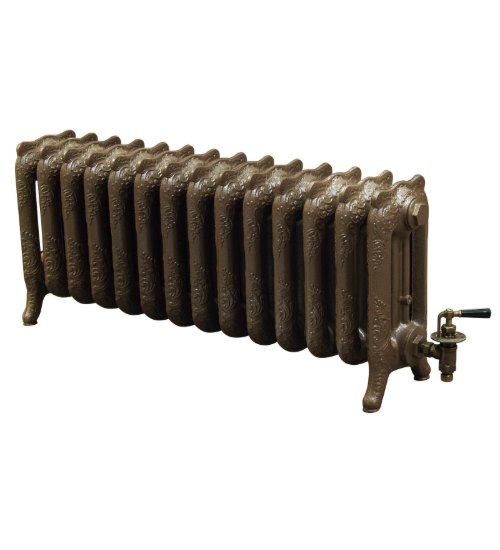 Carron Rococo 3 Column Cast Iron Radiator - 460mm