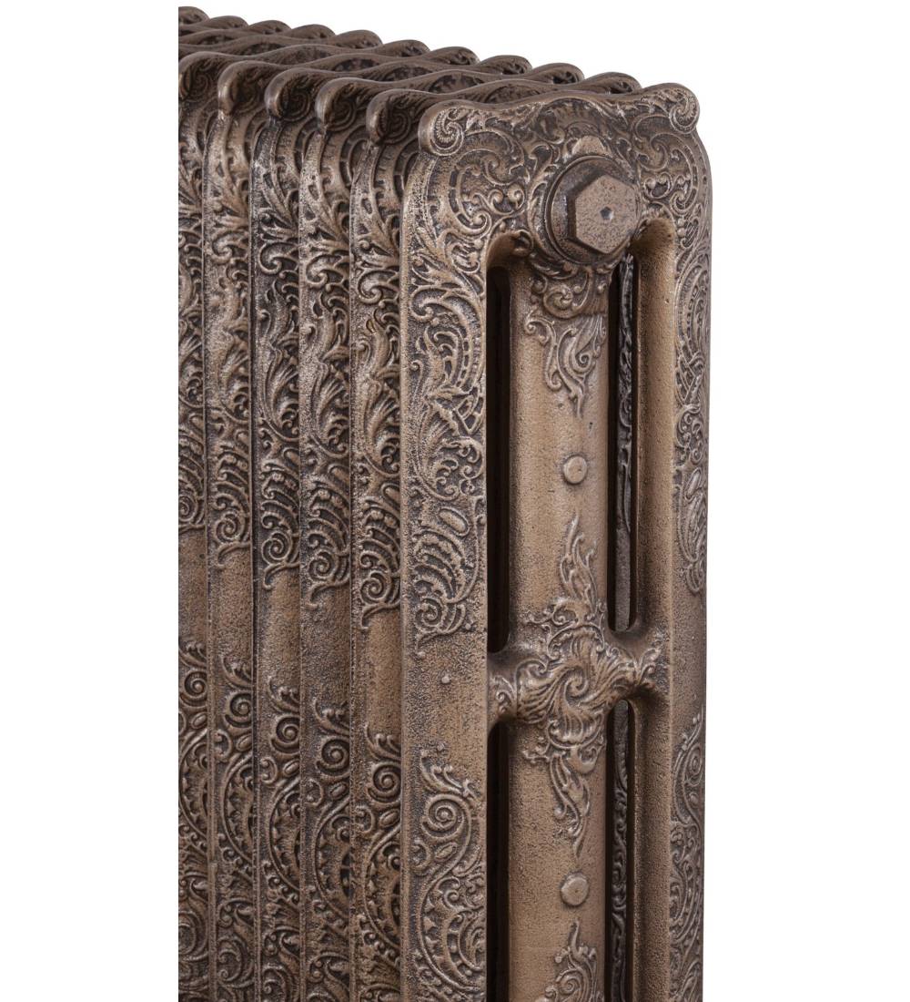 Carron Rococo 3 Column 780mm Antique Hammered Gold