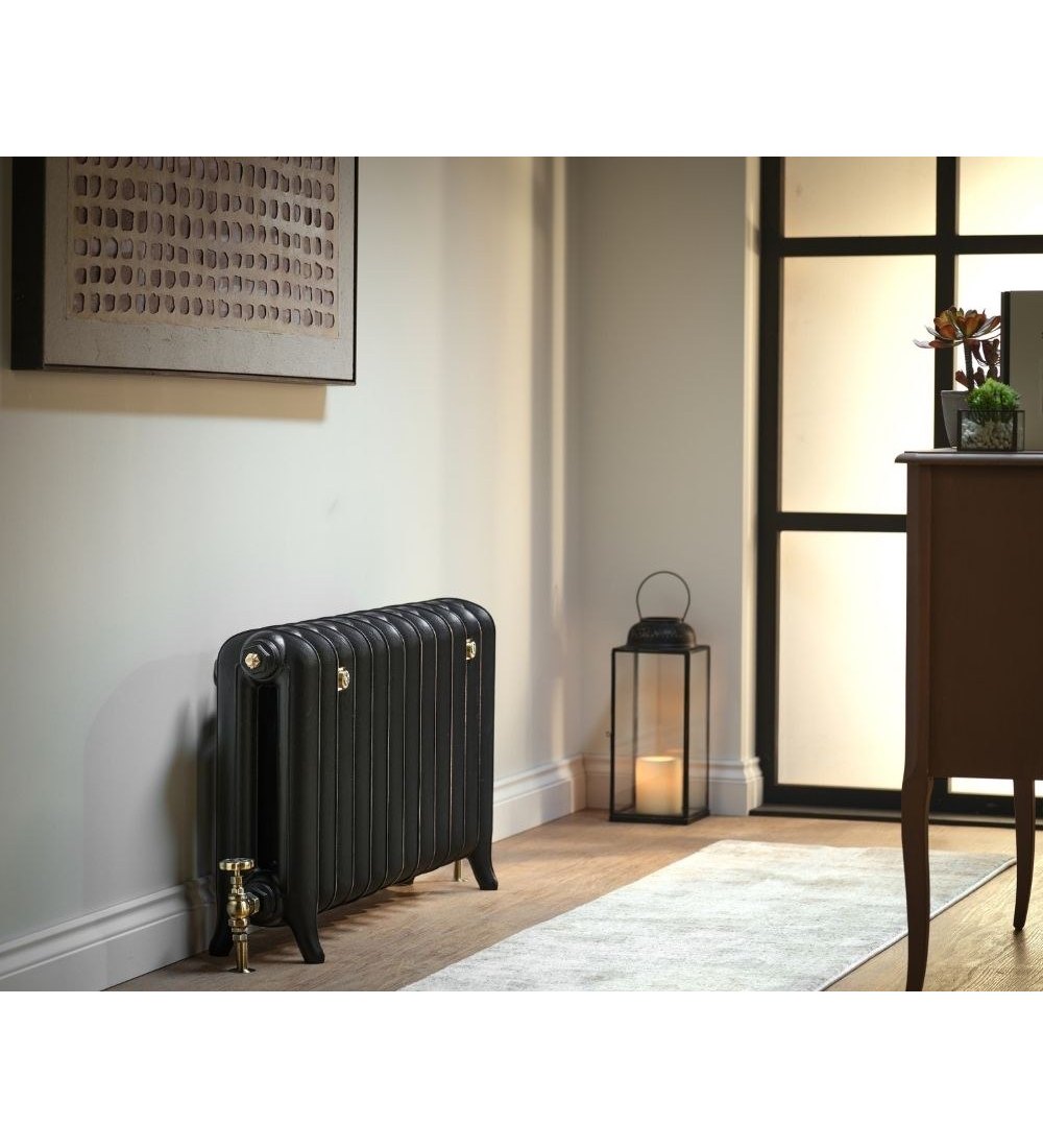 Carron Peerless Cast Iron Radiator Satin Black