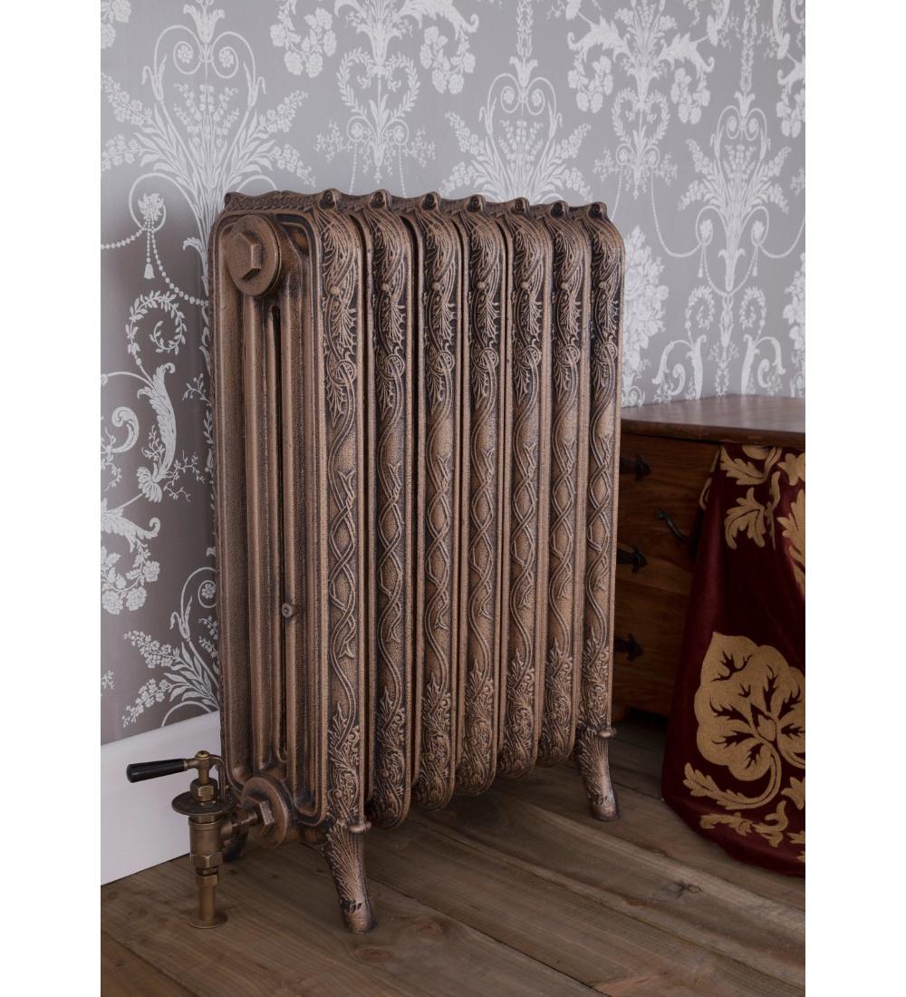 Carron Ribbon 4 Column Antiqued Hammered Gold