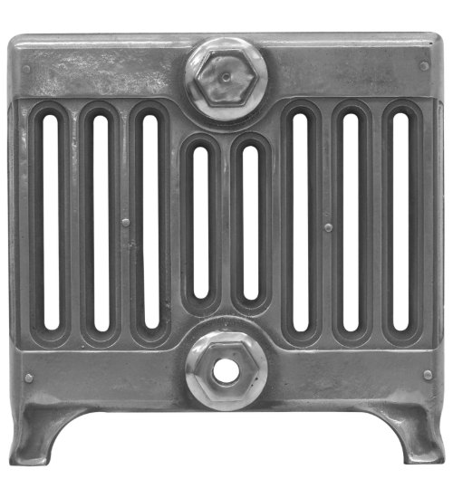 Carron Victorian 9 Column Cast Iron Radiator - 330mm x 706mm, 12 Sections, Hand Burnished