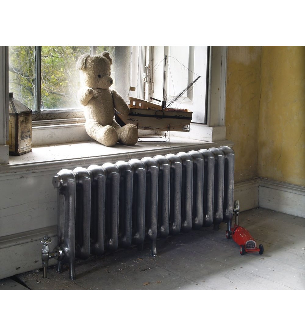 Carron Princess Cast Iron Radiator - 610mm x 934mm, 12 Sections, Hand Burnished
