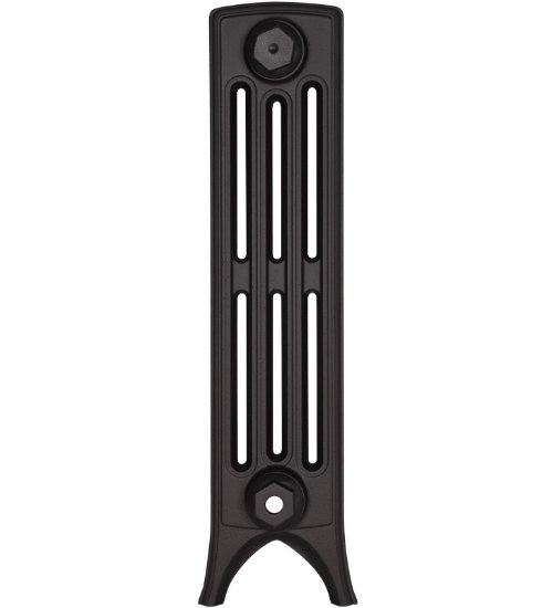 Carron Rathmell 4 Column Cast Iron Radiator - 665mm x 664mm, 10 Sections, Satin Black