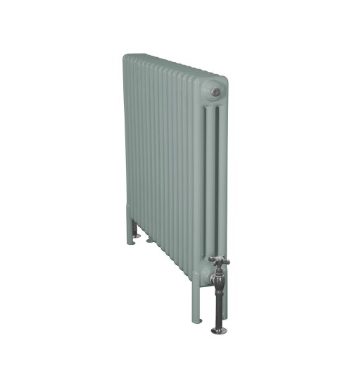 Carron Enderby 3 Column Steel Radiator - 710mm x 777mm, 17 Sections, Satin Black