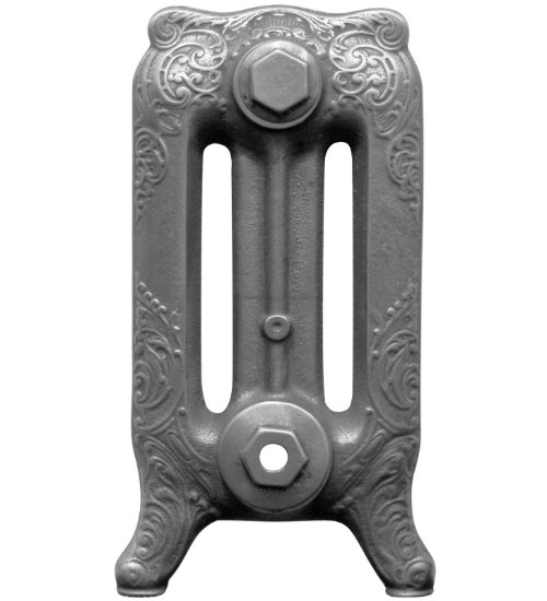 Carron Rococo 3 Column Cast Iron Radiator - 460mm x 1159mm, 15 Sections, Hand Burnished