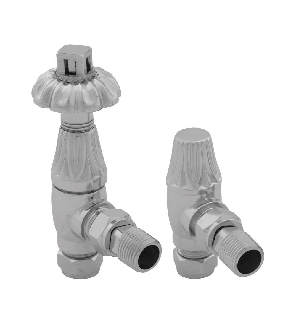Carron Crocus Wheel Thermostatic Radiator Valve - Chrome