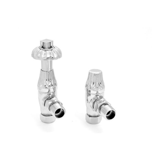 Carron Crocus Wheel Thermostatic Radiator Valve - Chrome