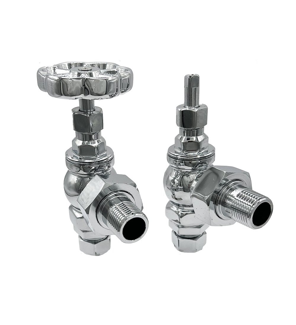 Carron Daisy Wheel Manual Radiator Valve - Chrome