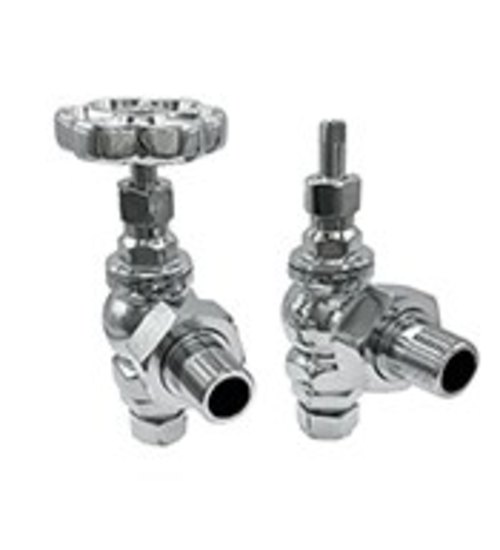 Carron Daisy Wheel Manual Radiator Valve - Chrome