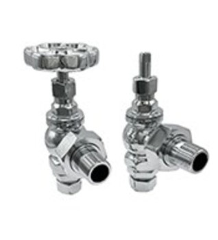 Carron Daisy Wheel Manual Radiator Valve - Chrome