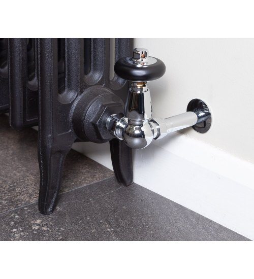 Carron Kingsgrove Corner Thermostatic Radiator Valve - Chrome