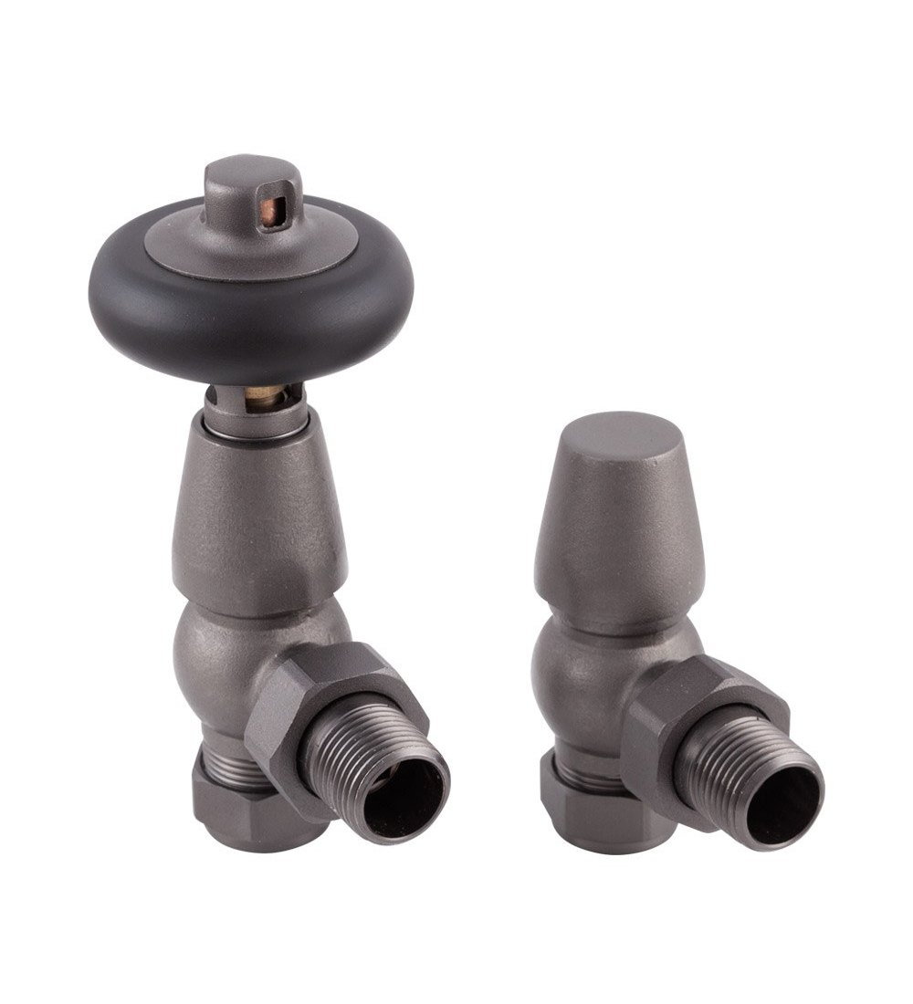 Carron Kingsgrove Thermostatic Radiator Valve - Pewter