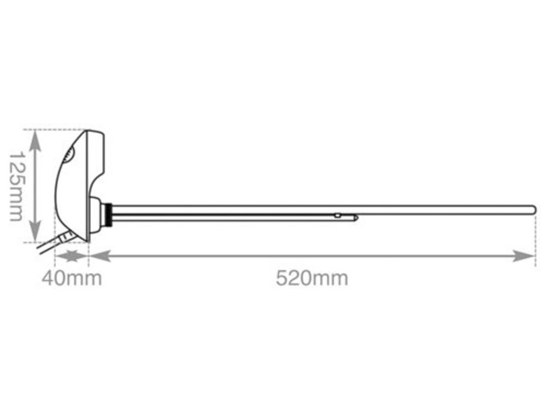 Carron Electric Radiator Heating Element 1500W - Anthracite
