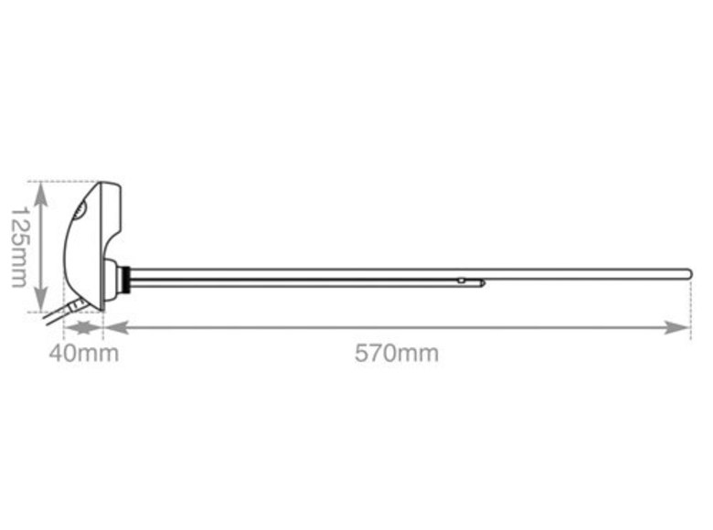 Carron Electric Radiator Heating Element 2000W - Anthracite