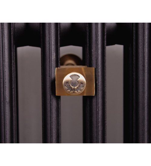 Carron Thistle Radiator Wall Stay 300mm - Antique Brass (Lacquered)