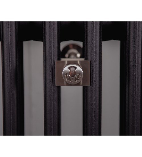 Carron Thistle Radiator Wall Stay 200mm - Satin Nickel
