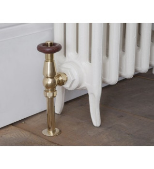 Carron Radiator Pipe Shroud - Brass (Lacquered)