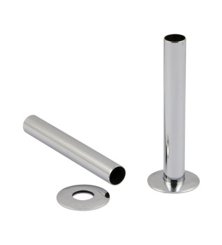 Carron Radiator Pipe Shroud - Chrome