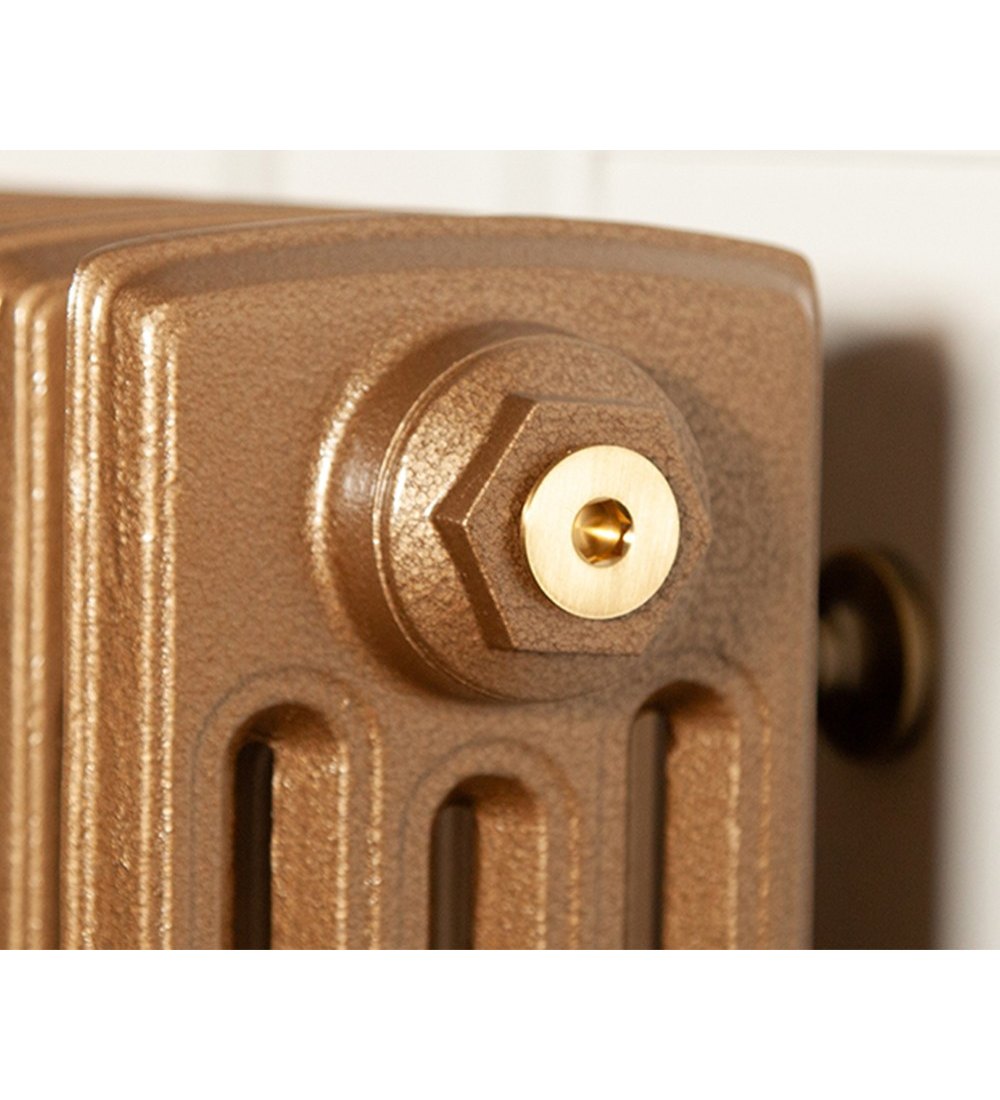 Carron 1/2" Radiator Blank - Brushed Brass (Lacquered)