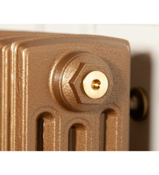 Carron 1/2" Radiator Blank - Brushed Brass (Lacquered)