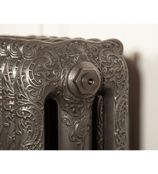 Carron 1/2" Radiator Blank - Pewter