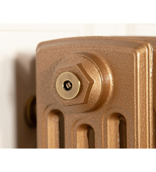 Carron 1/2" Radiator Bleed Valve - Antique Brass (Lacquered)