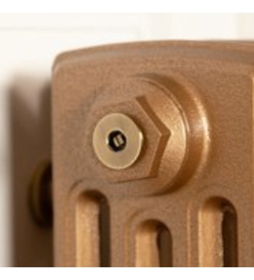Carron 1/2" Radiator Bleed Valve - Antique Brass (Lacquered)