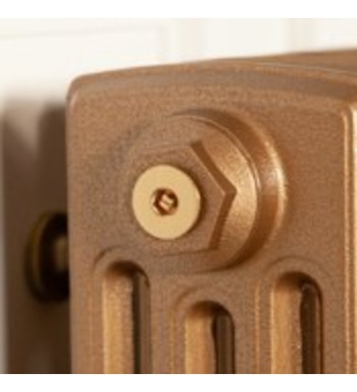 Carron 1/2" Radiator Bleed Valve - Brushed Brass (Lacquered)