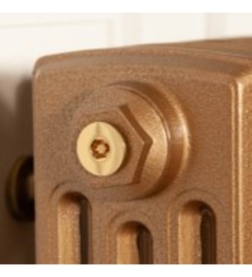 Carron 1/2" Radiator Bleed Valve - Polished Brass (Lacquered)