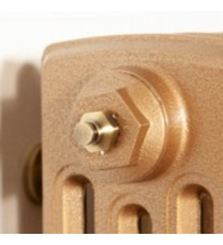 Carron 1/2" Luxury Radiator Bleed Valve - Antique Brass (Lacquered)