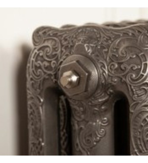 Carron 1/2" Luxury Radiator Bleed Valve - Satin Nickel