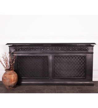 Carron Cast Iron 2 Panel Radiator Cover with Granite Top