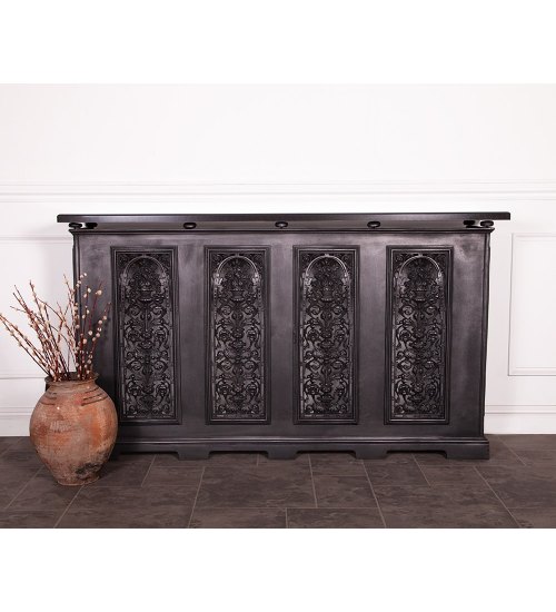 Carron Cast Iron 4 Panel Radiator Cover with Granite Top